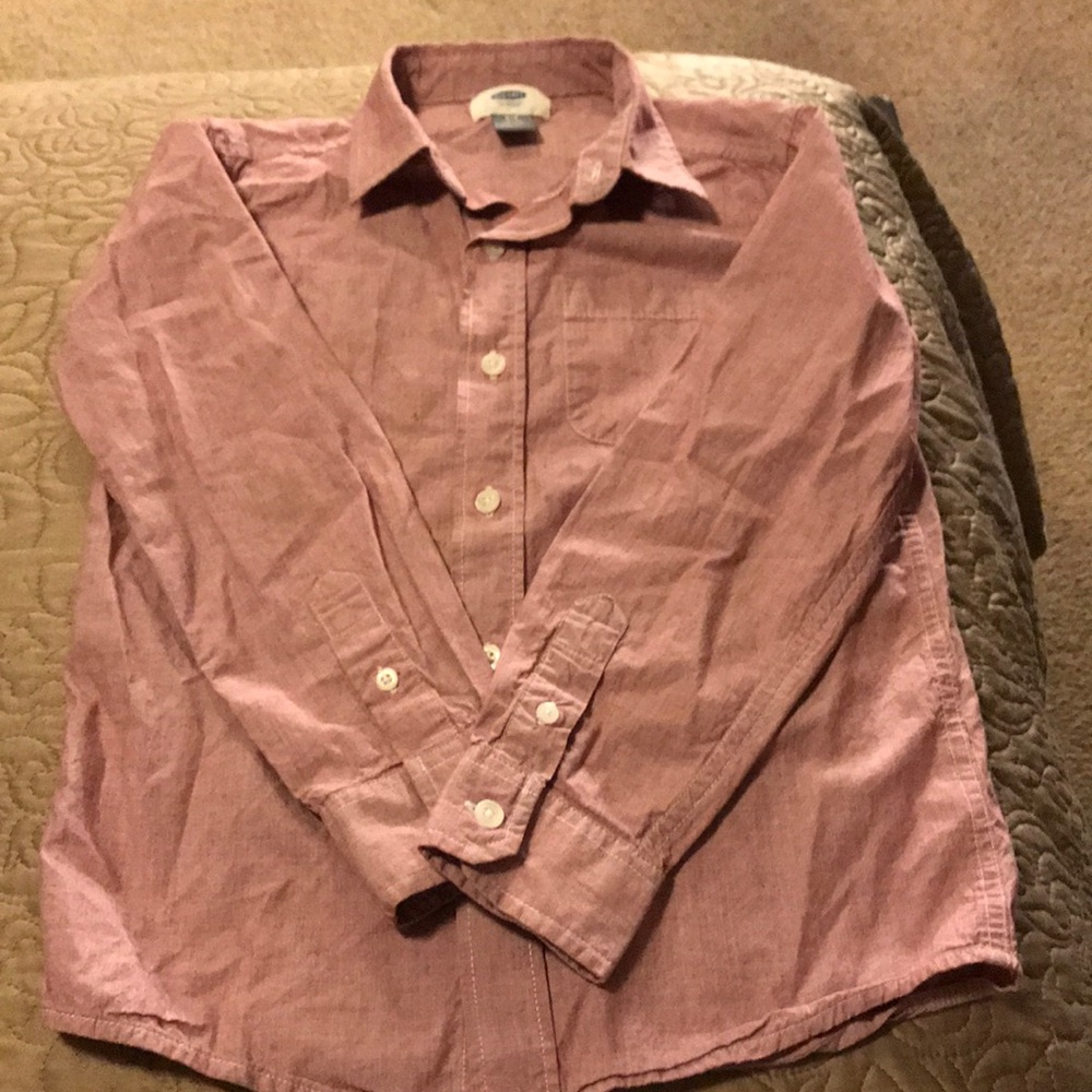 Boys long sleeve button down